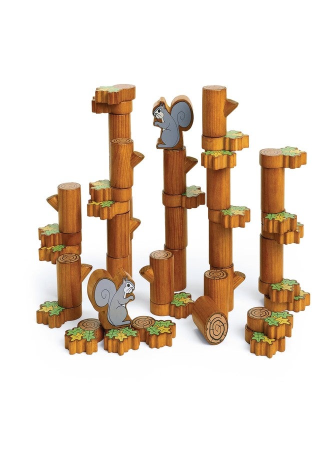 Excellerations Tree and Squirrel Blocks Toy for Kids and Young Learners, Set of 46 - Image 1